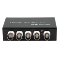 JINMY 2X Signal 1 in 4 Out AHD/CVI/TVI Video Splitter HD Coaxial Camera,Black. 