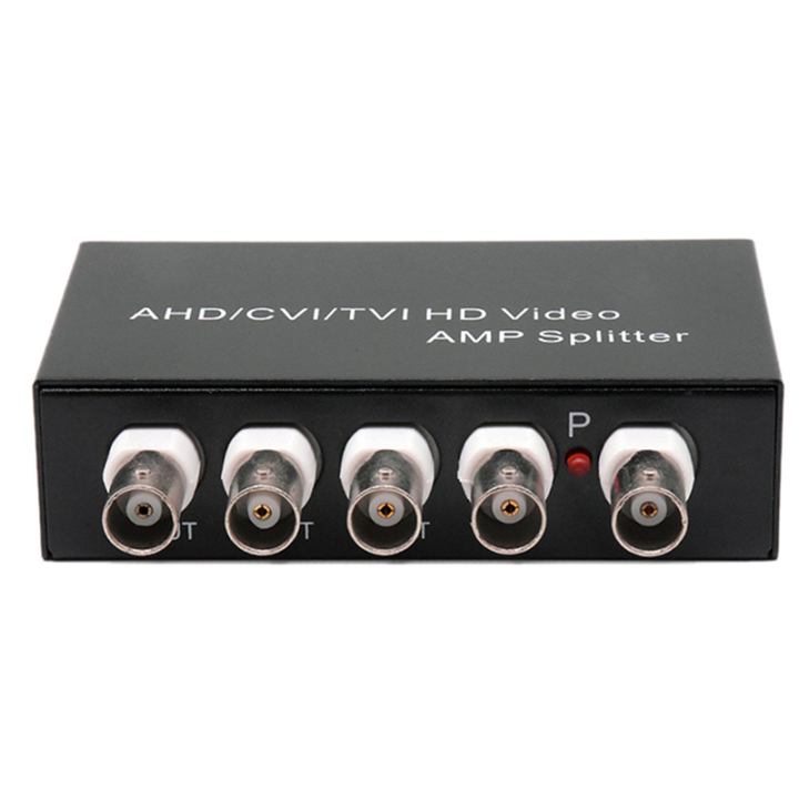 JINMY%202X%20Signal%201%20in%204%20Out%20AHD/CVI/TVI%20Video%20Splitter%20HD%20Coaxial%20Camera,Black%20-%20Image%205