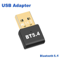 1 PCS USB Dongle Adapter Bluetooth 5.4 Black for PC Wireless Mouse Speaker Keyboard Bluetooth Audio Receiver Transmitter Driver Free. 
