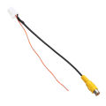 4 Pin Male Connector Radio Back Up Reverse Camera RCA Cable Adapter for Toyota. 