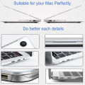 Transparent Hardshell Case for MacBook pro M3 By Panchakumari Mobile Hub. 