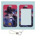 Cartoon Soft Silicone Kpop Demon Hunters Photocard Holder With Keychain Woven Rope Transparent Card Holder Bus Subway Card Protector Employee ID. 