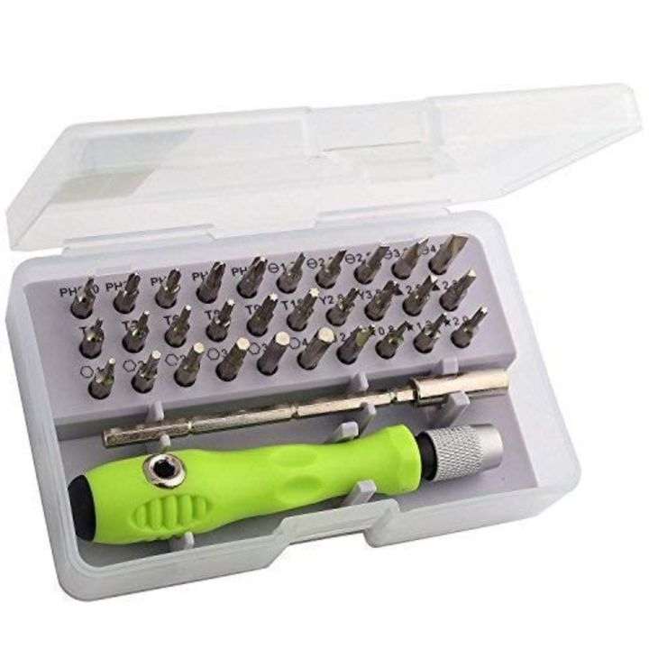 Bit Set Rod 32 in 1 Mini Screwdriver Bits Set with Magnetic Flexible Extension Rod ...