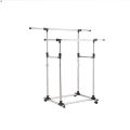 Stainless Steel DL-202 Double Pole Cloth Hanger / Double-Pole Telescopic Clothes Hanger/Clothes Rack Capable Of 60kg. 