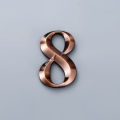 2.7-inch ABS Metal Sensing Number Plate 7cm Stereoscopic House Number Digital Door Head Stereoscopic Characters 7DD. 