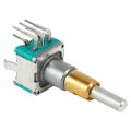 EC11EBB24C03 Dual Axis Encoder 30 Positioning Number 15 Pulse Point Handle 25mm with Switch Metal Dual Axis Encoder 3PCS. 