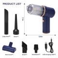 OYPFXMI Handheld Vacuum 8000Pa, Portable Hand-Held Cordless Vacuum Cleaner120W Rechargeable for Car, Home, Office, Pet. 