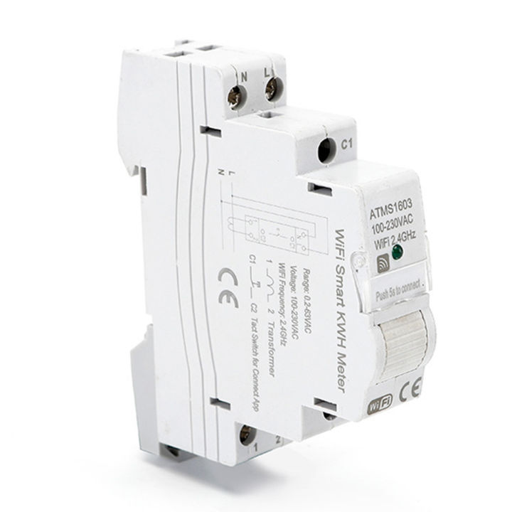 1%20PCS%20ATMS1603%20Tuya%20Single%20Phase%20WiFi%20Smart%20Energy%20Meter%20100-230V%20Din%20Rail%20Precisely%20Measuring%20Voltmeter%20Ammeter%20Power%20-%20Image%203