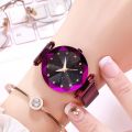 Luxury Women Watches Ladies Magnetic Starry Sky Clock Fashion Diamond Quartz Wristwatches. 