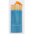 ProArt Vicky Paint Brush Set Of 10 For Oil And Acrylics (Synthetic, Short Handle). 