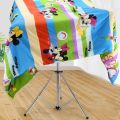 Heavy Duty Clothes Drying Tripod Rack Foldable Indoor - Stainless Steel Clothes Hanger Rack with 4 Branches - Outdoor Collapsible Laundry Drying Tripod Rack,Saving Space. 