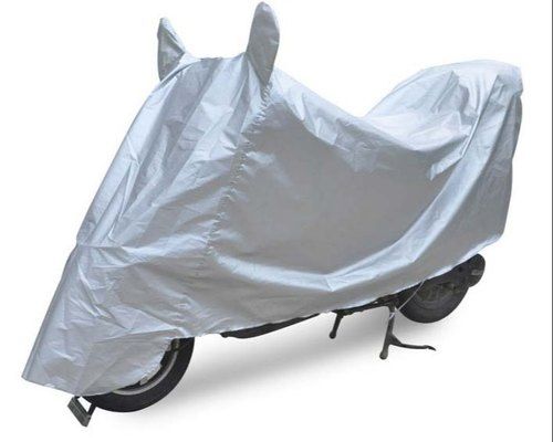Anti Scratch Silver Bike Cover For Outdoor And Indoor Use