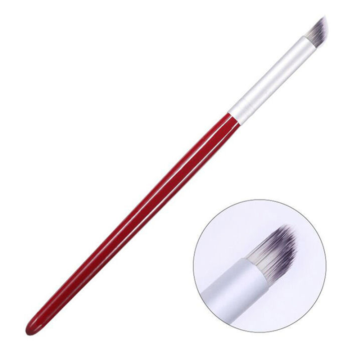 1PC Nail Drawing Art Brush Gradient Starry Dizzy Dye DIY UV Gel Nail Brushes Oblique Mouth Brush Nail Gradual Painting Pen Tool Creek