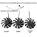 Replace Cooling Fan for GAMING 2070, 2080, 2080Ti AMP Graphics Cards Enhanced Performance 2PCS. 