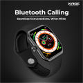 X-AGE ARC Smart Watch | Bluetooth Calling | 2.02" Curved Amoled Display | IP67 Waterproof | Health Monitoring | For Men and Women. 