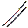 Anime Sword / Zoro Katana / Shusui / 104cm Long Wooden Sword | Hard Plastic Roronoa Zoro Collectible Sword. 