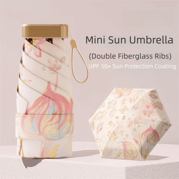 Practical%20Floral%20Pattern%20Sunshade%20Umbrella%20Windproof%20Comfortable%20Handle%20Manual%20Pocket%20Umbrella%20Portable%20Color%20Coating%20Mini%20Parasol%20Travel%20-%20Image%208