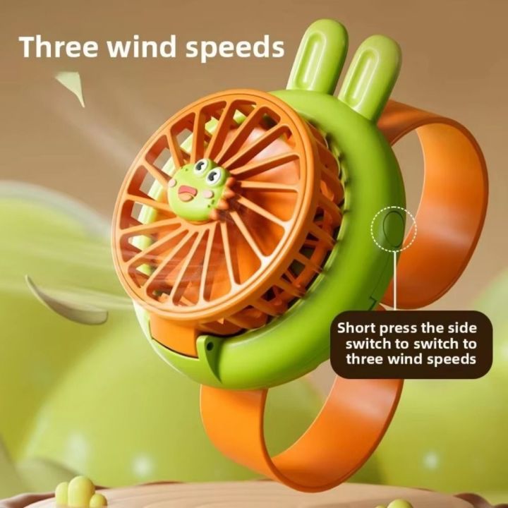 Summer%20Supplies%20Handheld%20Mini%20Fan%20Mini%20Kids%20Wearable%20Fan%20Soft%203%20Speeds%20Cute%20Watch%20Fan%20Watch%20Toy%20Rechargeable%20Bracelet%20Fan%20Children%20-%20Image%206