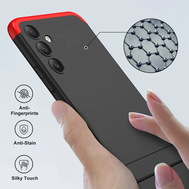 Linman%20lthmy%20for%20Samsung%20Galaxy%20F54%203%20in%201%20ultra%20thin%20anti-scratch%20360Bargain%20price%20degree%20full%20protection%20matte%20hard%20Slim%20PC%20cover%20shockproof%20case%20-%20Image%204