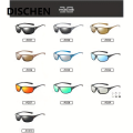 DISCHEN New style DUBERY Polarized UV400 Protection Sunglasses For Men And Women 10 Colors Model 135. 