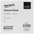Mont Marte Canvas Panels Pack 5 10.2x10.2cm - CMPL1010. 