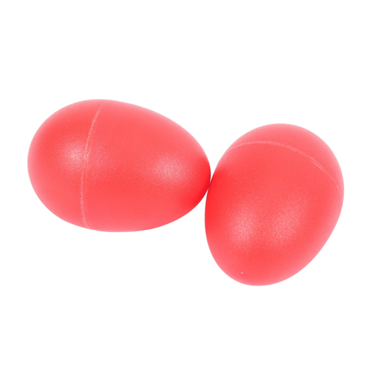 ARELENE%203%20Pair%20Plastic%20Percussion%20Musical%20Egg%20Maracas%20Shakers%20Red%20-%20Image%203