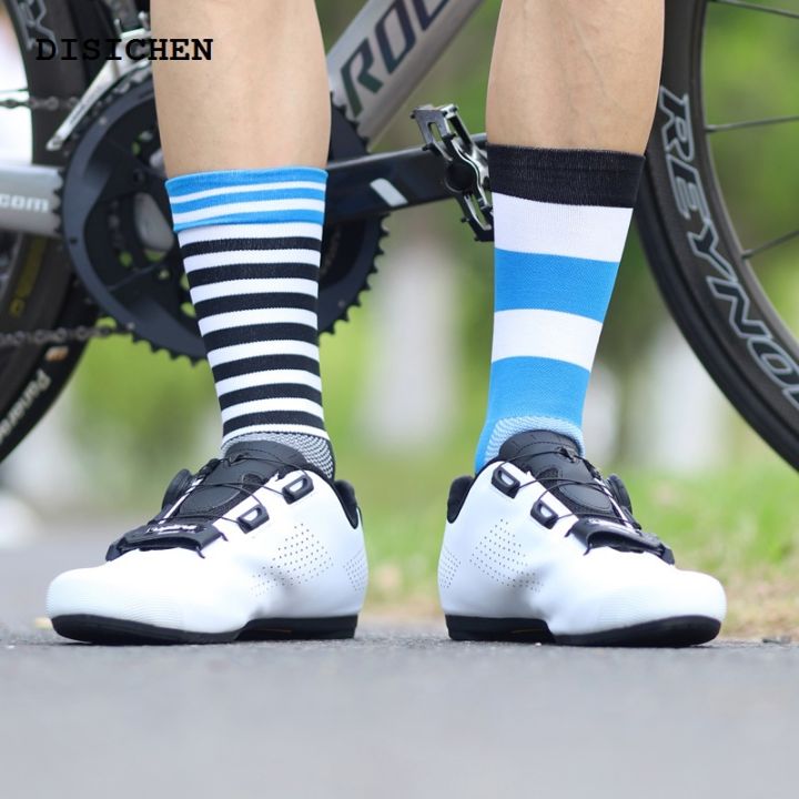 DISICHEN%20Hot%20Selling%20Stripe%20Cycling%20Socks%20Elastic%20Fit%20Professional%20Cycling%20Comperssion%20Sports%20Socks%20Healthy%20Comfortable%20Improve%20Muscle%20Strength%20-%20Image%205
