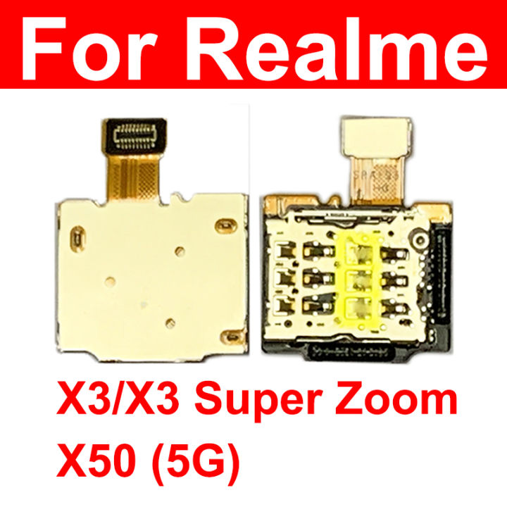 Scoket%20Bracket%20Adapter%20SIM%20Card%20X3%20for%20Realme%20X505GX3%20Superzoom%20Tray%20Slot%20Card%20Reader%20Connector%20Flex%20Cable%20-%20Image%202