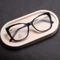 Cat Eye Square Design Black Frame Glass For Women. 