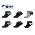 Soxabox Pack of 6 Pairs of Men Sports Player Ankle Socks (SMA-4). 