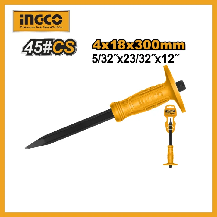 INGCO Concrete Chisel With Unique Design Handle HCC0841218 | Daraz.com.np
