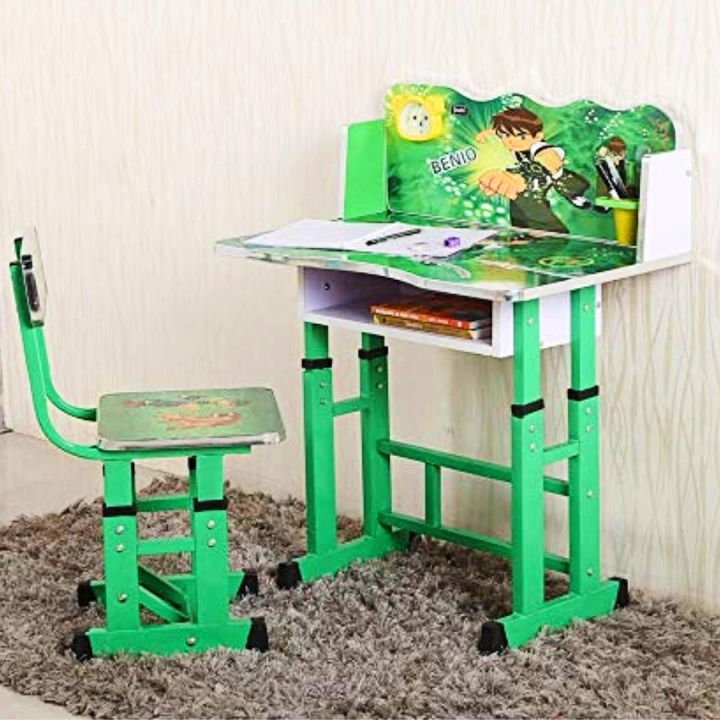 Metal%20And%20Wood%20Study%20Table%20And%20Chair%20Set%20For%20Kids%20/%20table-chair%20-%20Study%20Table%20For%20Kids%20%7C%20Kid's%20Reading%20Table%20%7C%20-%20Image%204