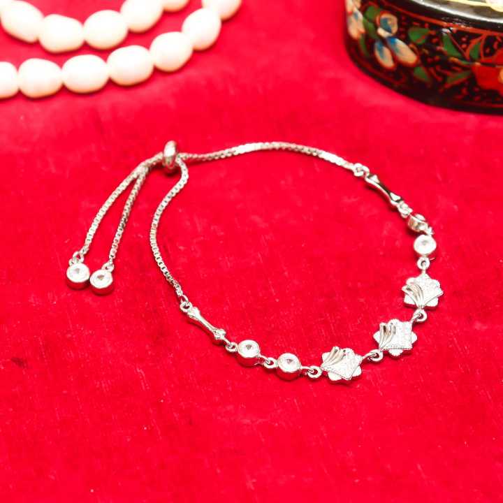 Sterling Silver Bracelet For Women 7.77Gm