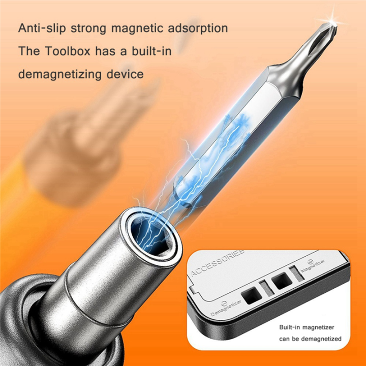 NAMUNY%20Electric%20Screwdriver%20Set%20Precision%20Power%20Tool%20Kit%20Rechargeable%20Wireless%20Mini%20Small%20Bits%20for%20Mobile%20Cell%20Computer%20Orange%20-%20Image%209