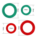 ICQURBT 24 Pieces Battery Terminal Anti Corrosion Washers Fiber Battery Terminal Protector, 6 Red and 6 Green. 