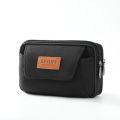 Fashion Canvas Multi Layer Pocket Design Belt Waist Bag Sport Purse Phone Pouch Belt Pouch. 