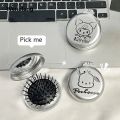Wenefang 1 piece of Hello Kitty Sanrio Folding Hair Comb, Hair Style 2025 New and Mirror Cinnamoroll Anime Portable Travel Comb Tool. 