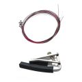 1Set Rainbow Colorful Color String for Acoustic Guitar & 1x CAPO Capo Clamp Trigger Alloy for Low Folk Acoustic Guitar. 
