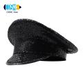 Cosme Sequin Hat Sparkling Sequin Sailor Hat for Men Women Lightweight Party Cosplay Cap for Festivals Birthdays Unisex Captain Photo Prop. 