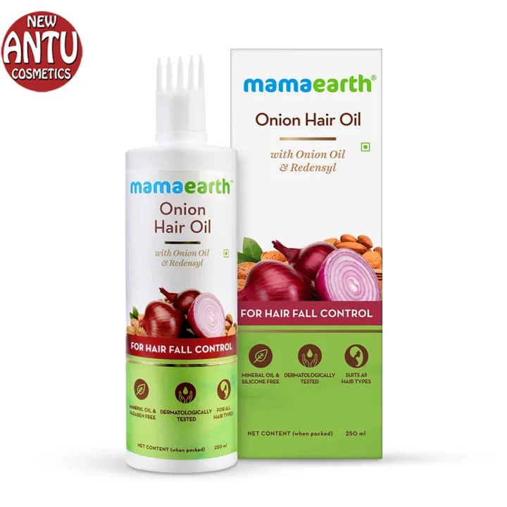 MAMAEARTH%20Onion%20Hair%20Oil%20%20Contains%20Onion%20Oil%20&%20Redensyl%20%20For%20Hair%20Fall%20Control%20%20Mineral%20Oil%20&%20Silicone%20Free%20%20For%20All%20Hair%20Types%20-%20250%20ml%20-%20Image%203