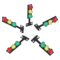 Spreeshop 5PCS Mini Traffic Light LED DC 5V 5MM Display Module DIY Project Kit, Traffic System Model Traffic Light. 