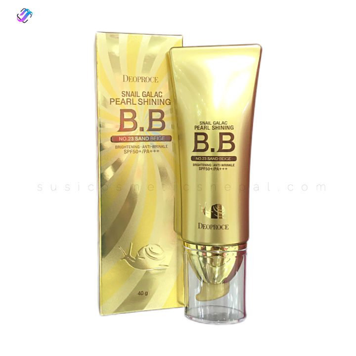 DEOPROCE%20SNAIL%20GALAC%20PEARL%20SHINING%20BB%20cream%20No.23%20SAND%20BEIGE%2040g%20-%20Image%203