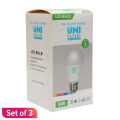 Uni Expert Led Bulb 9W E27 Set Of 3. 