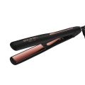 Ikonic Gleam 3.0 Hair Straightener, Black| Super slim 1 inch plates | Ergonomically slim | Digital temperature control| Automated Shut Off Safety | Advanced Rose Gold Titanium surface| Quick Heat  By Genuine Collection. 