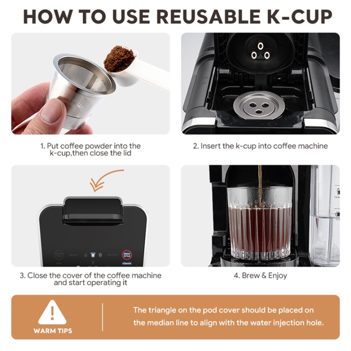 NAMUNY%20For%20CFP201%20CFP301%20Coffee%20Machine%20Three-Hole%20K%20Cup%20Circulation%20Stainless%20Steel%20Coffee%20Capsule%20Filter,1Pcs%20-%20Image%208