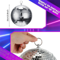 Disco Ball Decor with Light and Disco Ball-Battery Powered Disco Ball Light, Christmas Party, DJ Club Party Supplies Easy to Use. 