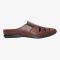 Brown Color Leather Formal Loafer Shoes For Men. 