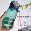 KOJA Water Bottles Portable Coffee Cup High-Value Plastic Water Cup Men and Women Outdoor Sports Leak-Proof Cup. 