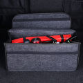 Fifty percent discount Felt Big Anti Slip Compartment Boot Storage Organizer Tool Car Storage Bag Car Trunk Organizer Soft Felt Storage Box Accessories. 