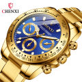 CHENXI brand fashionable business luxury waterproof quartz couple watch. 